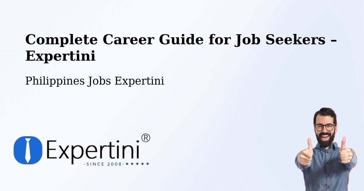 Career Guide for Job Seekers – Labangan - Labangan, Philippines Jobs Expertini
