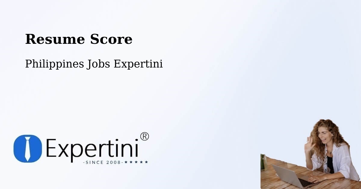 Resume Score & Job Description Match Tool – Labangan - Philippines Jobs Expertini