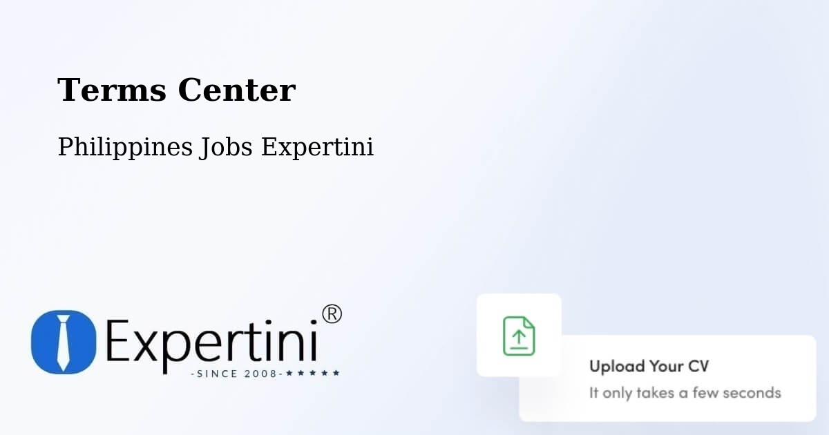 Terms of Service – Labangan - Philippines Jobs Expertini